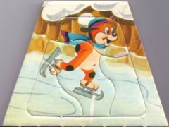 Puzzles Publicitaires Complets – Six De Savoie & Pif à La Neige – État Moyen